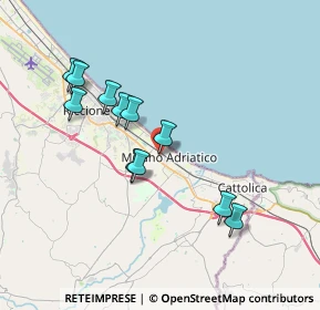 Mappa Via Antonio Gramsci, 47843 Misano Adriatico RN, Italia (3.42636)