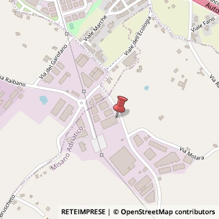 Mappa Via Cella Raibano, 29A, 47843 Misano Adriatico, Rimini (Emilia Romagna)