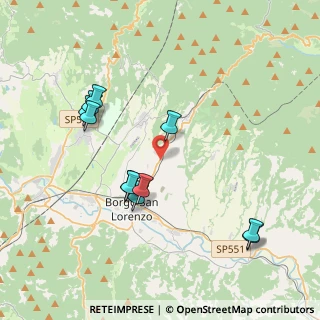 Mappa SS Brisighellese - Ravennate, 50032 Borgo San Lorenzo FI, Italia (4.09727)