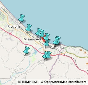 Mappa Lungo Darsena, 47843 Misano Adriatico RN, Italia (2.5)