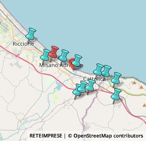 Mappa Via Calle dei Mercanti, 47843 Misano Adriatico RN, Italia (3.27167)