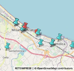 Mappa Via Calle dei Mercanti, 47843 Misano Adriatico RN, Italia (2.11333)
