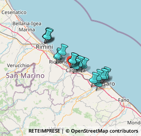 Mappa Lungo Darsena, 47843 Misano Adriatico RN, Italia (9.382)