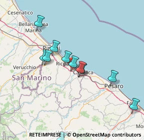 Mappa 47843 Rimini RN, Italia (18.50692)