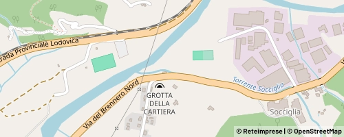 Mappa Borgo a Mozzano