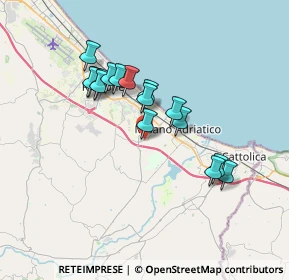 Mappa Via Grotta, 47843 Villaggio Argentina RN, Italia (3.05938)