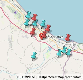 Mappa Via Grotta, 47843 Villaggio Argentina RN, Italia (3.51538)