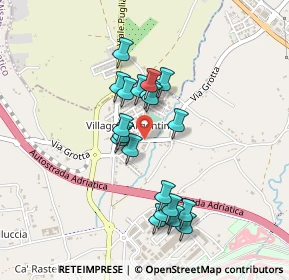 Mappa Via Grotta, 47843 Villaggio Argentina RN, Italia (0.39)