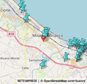 Mappa Via del Convento, 47843 Misano Adriatico RN, Italia (2.75)