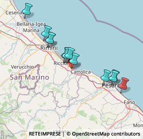 Mappa Via del Convento, 47843 Misano Adriatico RN, Italia (13.92833)