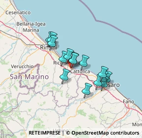 Mappa Via del Convento, 47843 Misano Adriatico RN, Italia (10.28467)