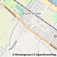Mapa Riccione