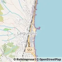 地図 Laigueglia