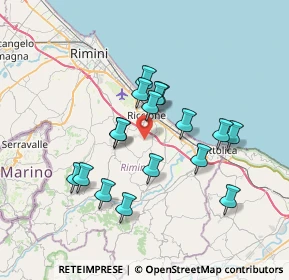 Mappa 47843 Misano Adriatico, 47843 Misano Adriatico RN, Italia (6.28)