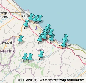 Mappa 47843 Misano Adriatico, 47843 Misano Adriatico RN, Italia (5.12789)