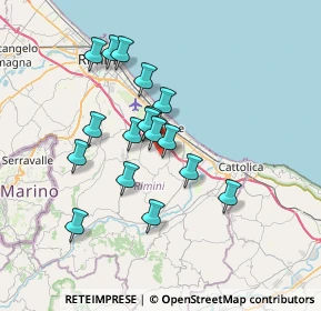 Mappa 47843 Misano Adriatico, 47843 Misano Adriatico RN, Italia (6.09353)