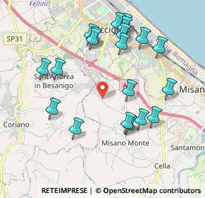 Mappa 47843 Misano Adriatico, 47843 Misano Adriatico RN, Italia (2.102)