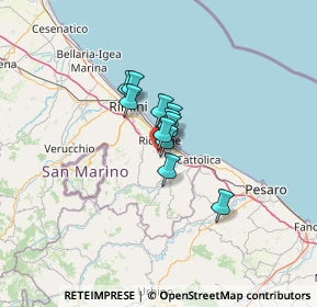 Mappa 47843 Misano Adriatico, 47843 Misano Adriatico RN, Italia (6.57091)