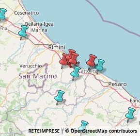 Mappa 47843 Misano Adriatico, 47843 Misano Adriatico RN, Italia (15.89917)