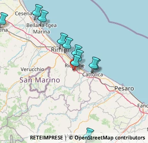 Mappa 47843 Misano Adriatico, 47843 Misano Adriatico RN, Italia (14.86091)