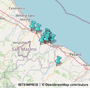 Mappa 47843 Misano Adriatico, 47843 Misano Adriatico RN, Italia (5.63273)