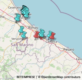 Mappa 47843 Misano Adriatico, 47843 Misano Adriatico RN, Italia (17.602)