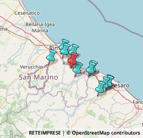 Mappa 47843 Misano Adriatico, 47843 Misano Adriatico RN, Italia (10.01583)