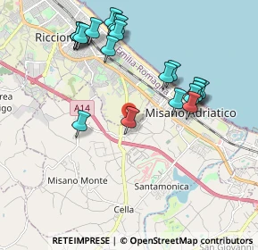 Mappa Via II Giugno, 47843 Villaggio Argentina RN, Italia (2.135)