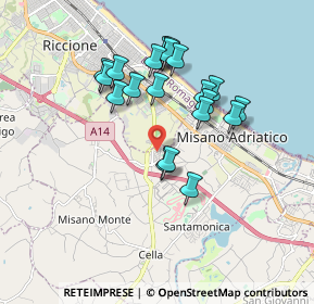 Mappa Via II Giugno, 47843 Villaggio Argentina RN, Italia (1.62)