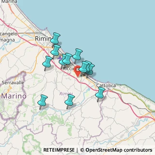 Mappa Via Ca' Pronti, 47838 Case Capronte RN, Italia (5.37417)