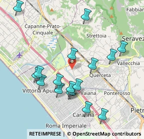 Mappa Via Olmi, 55047 Seravezza LU, Italia (2.07588)