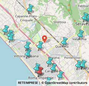 Mappa Via Olmi, 55047 Seravezza LU, Italia (3.002)