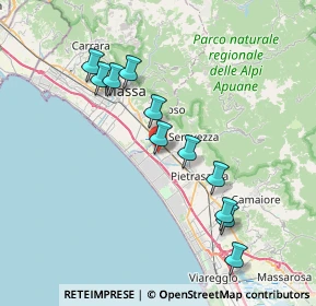 Mappa Via Olmi, 55047 Seravezza LU, Italia (7.36273)