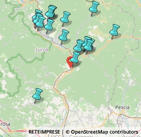 Mappa Via San Francesco, 55023 Borgo a Mozzano LU, Italia (8.4415)