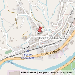 Mappa Via S. Francesco, 17, 55023 Borgo a Mozzano, Lucca (Toscana)