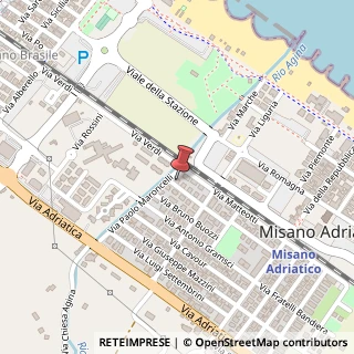 Mappa Via Don Minzoni, 38, 47843 Misano Adriatico, Rimini (Emilia Romagna)