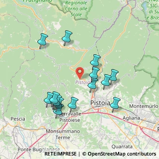 Mappa Via Nuova di Campiglio, 51100 Pistoia PT, Italia (7.68)