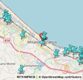 Mappa Via Piemonte, 47843 Misano Adriatico RN, Italia (2.99833)