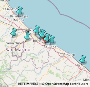 Mappa Via Piemonte, 47843 Misano Adriatico RN, Italia (14.32909)