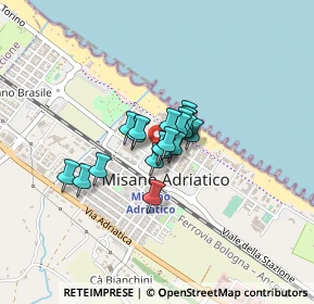 Mappa Via Piemonte, 47843 Misano Adriatico RN, Italia (0.216)