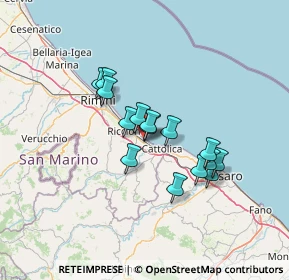 Mappa Via Liguria, 47843 Misano Adriatico RN, Italia (10.37733)