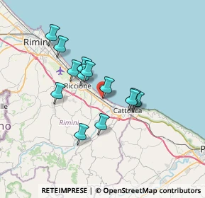 Mappa Via Liguria, 47843 Misano Adriatico RN, Italia (5.74308)