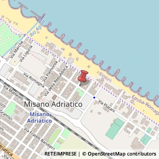 Mappa Via Gabriele D'Annunzio, 14, 47843 Misano Adriatico, Rimini (Emilia Romagna)