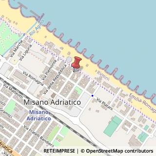 Mappa Via Guglielmo Marconi, 1A, 47843 Misano Adriatico, Rimini (Emilia Romagna)