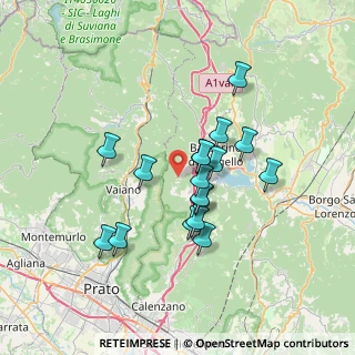 Mappa Via Panzano, 50031 Barberino di Mugello FI, Italia (5.93882)
