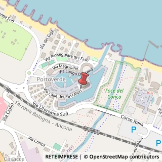 Mappa Via Calle dei Pescatori,  63, 47843 Misano Adriatico, Rimini (Emilia Romagna)