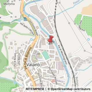 Mappa Via Canovai, 18, 59021 Vaiano, Prato (Toscana)