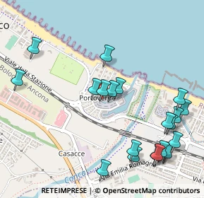 Mappa Via Lungo Darsena, 47843 Misano Adriatico RN, Italia (0.621)