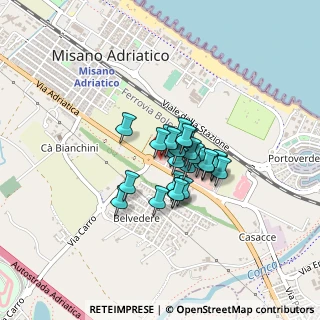 Mappa SS 16, 47843 Misano Adriatico RN, Italia (0.23333)