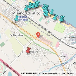 Mappa SS 16, 47843 Misano Adriatico RN, Italia (0.763)